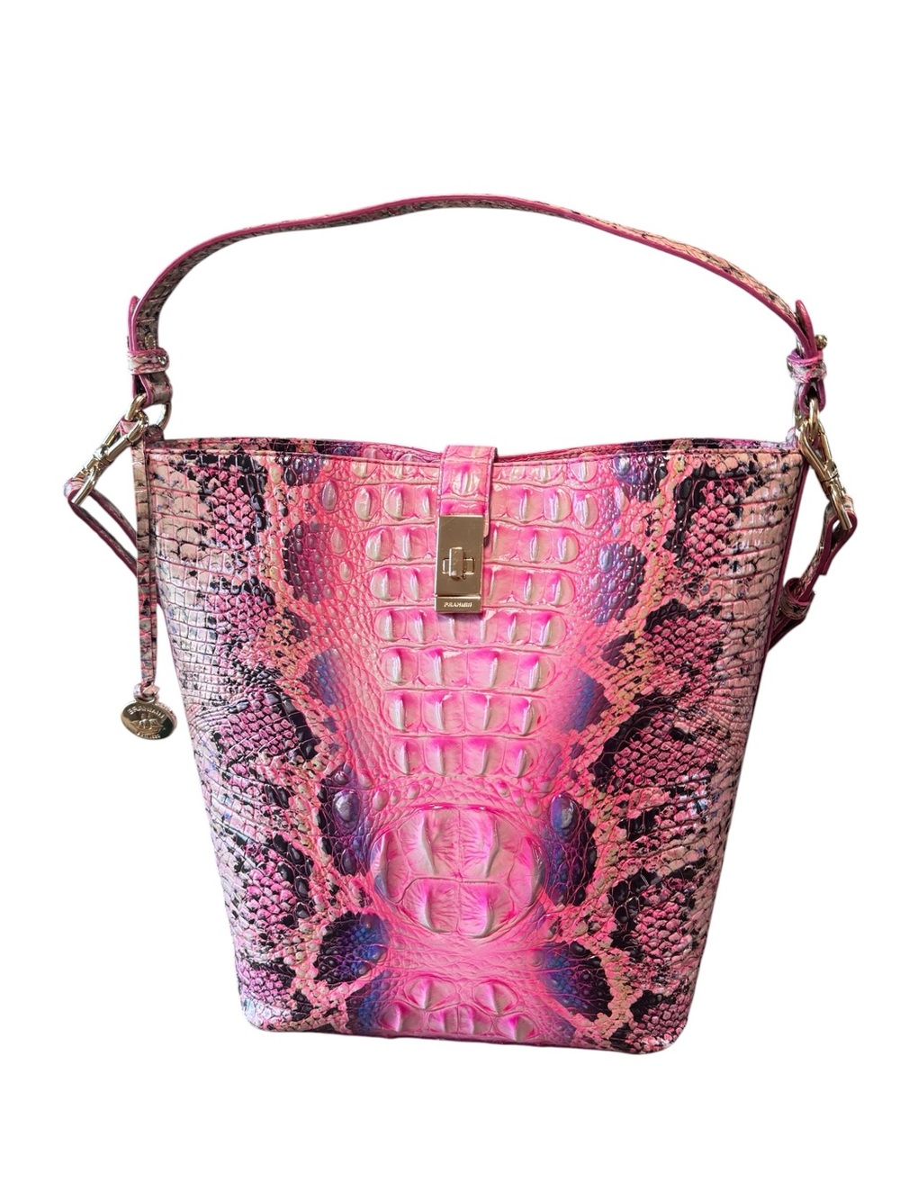 Brahmin Shira Pink Cobra Ombre